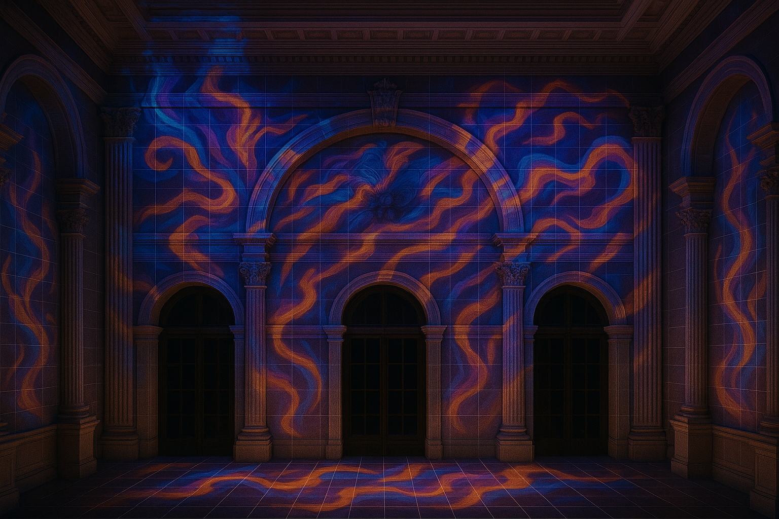 Video mapping en evento